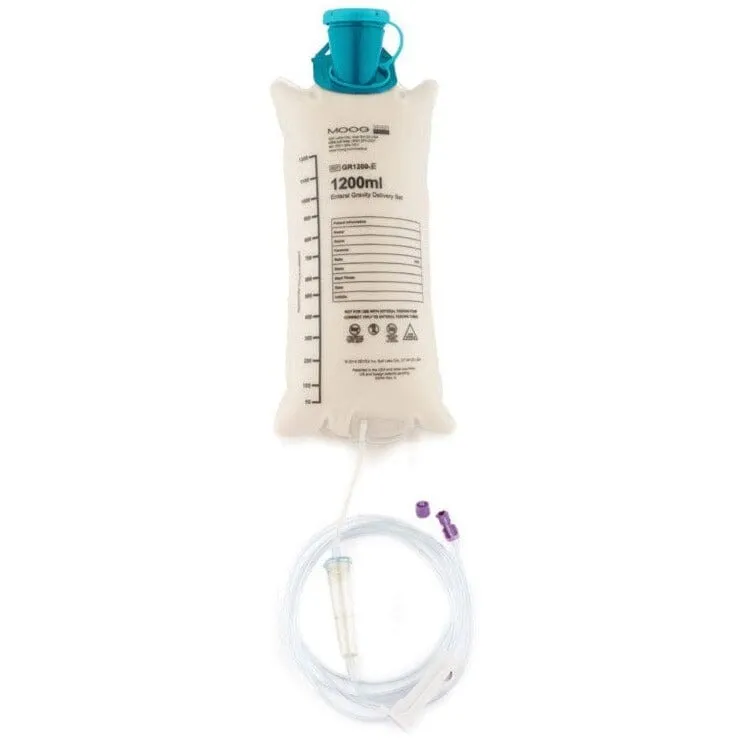 1200mL Gravity Feeding Set with ENFit Connector