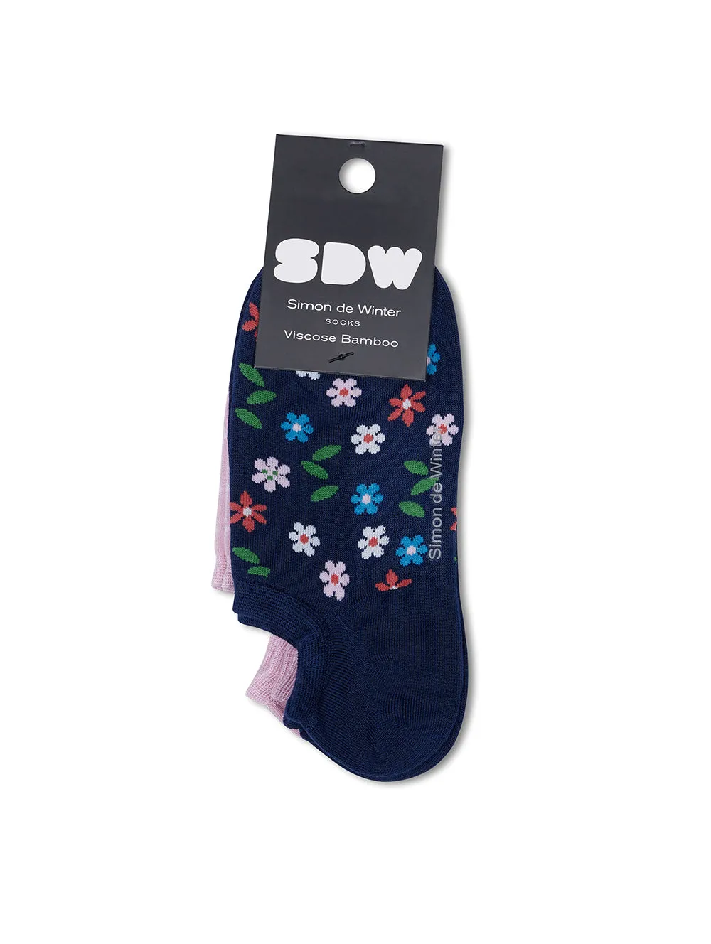 2 Pack Ditzy Invisible Sock