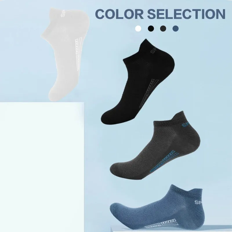 5 Pairs Breathable Cotton Sports Socks