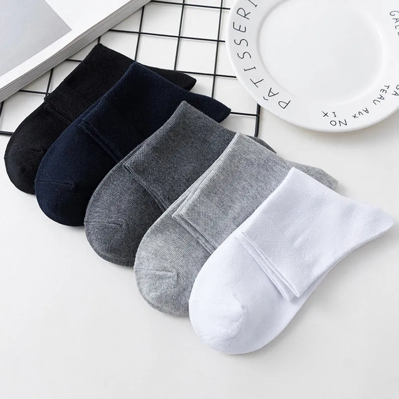 5pairs Cotton Antibacterial Breathable Sports Socks