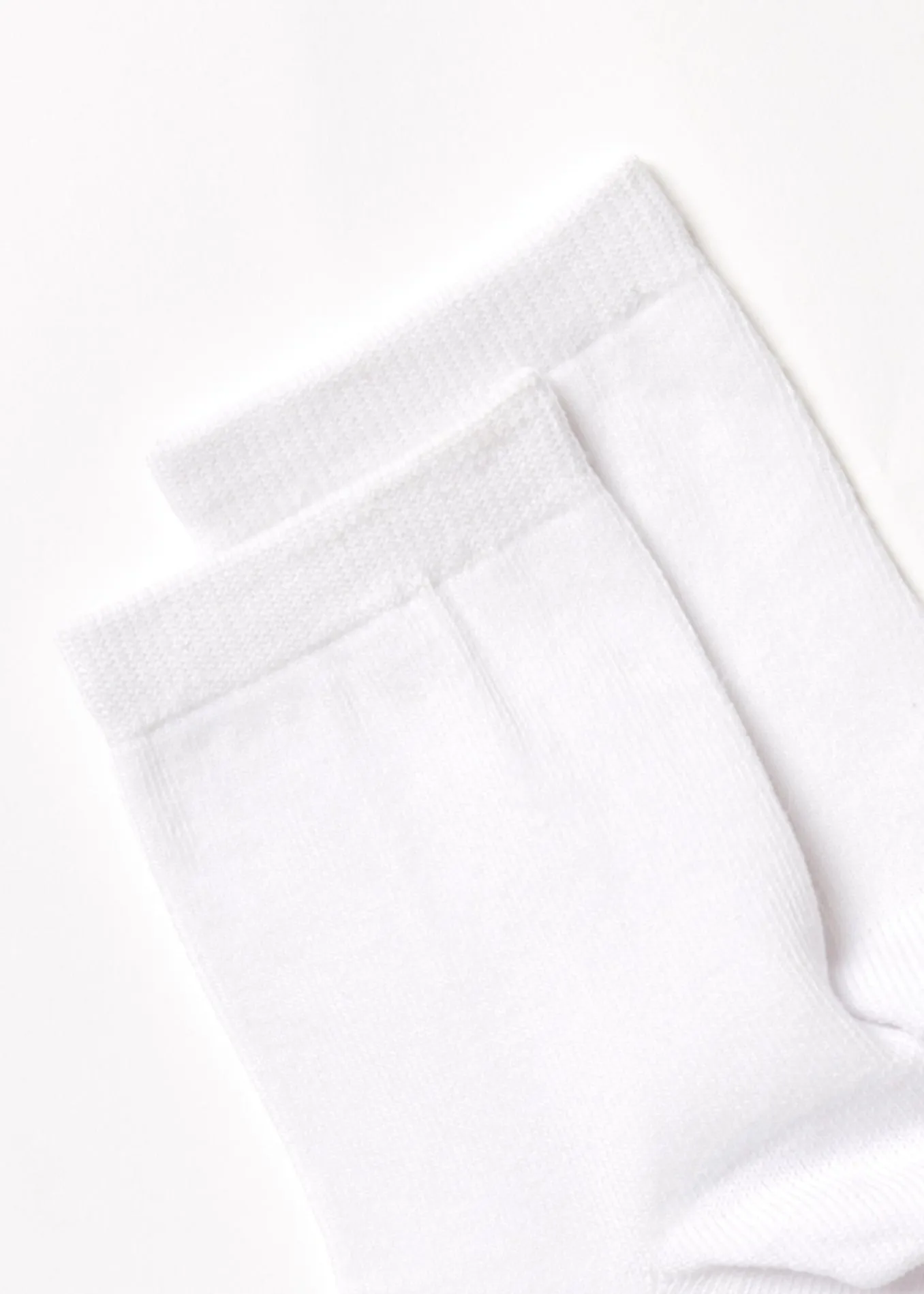 AFENDS Unisex All Time - Crew Socks - White