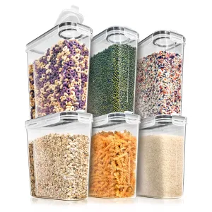 Airtight Food Storage Dispensers (6 Pack)