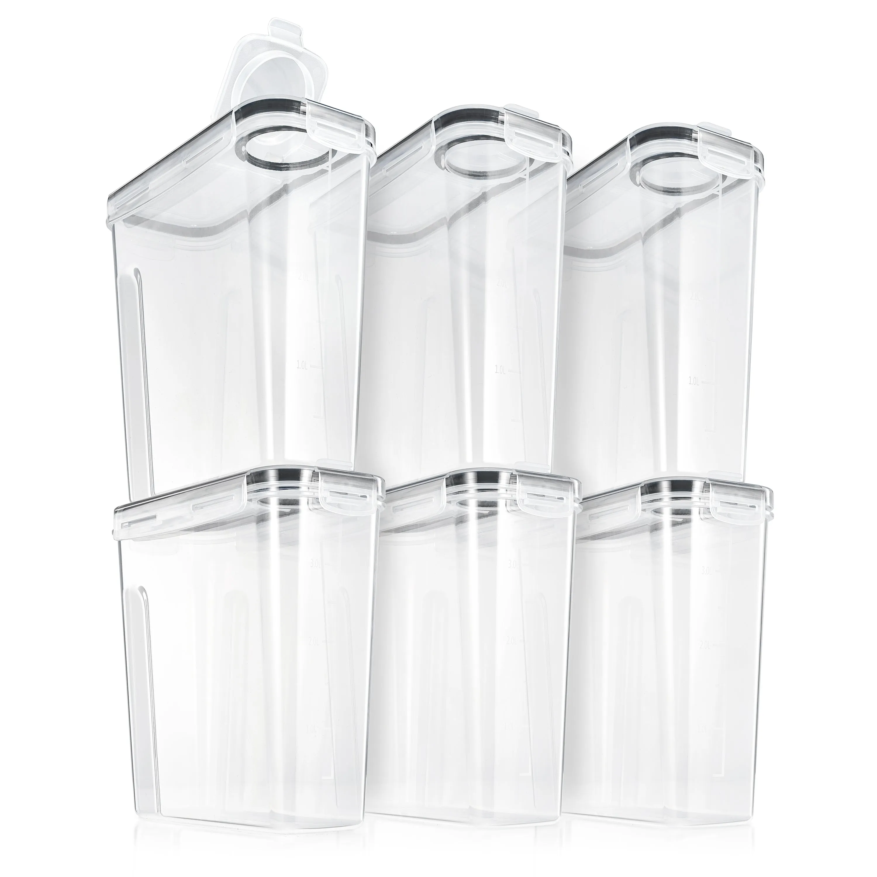 Airtight Food Storage Dispensers (6 Pack)