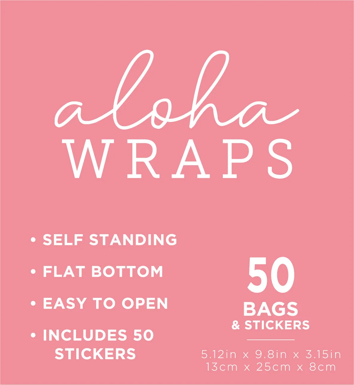 Aloha Wraps Hibiscus Lunch Bags