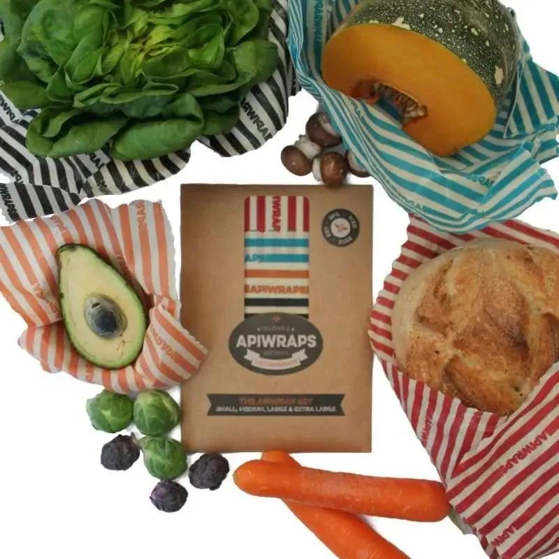 Apiwraps Australian Made reusable Beeswax Wraps - Everyday wraps!