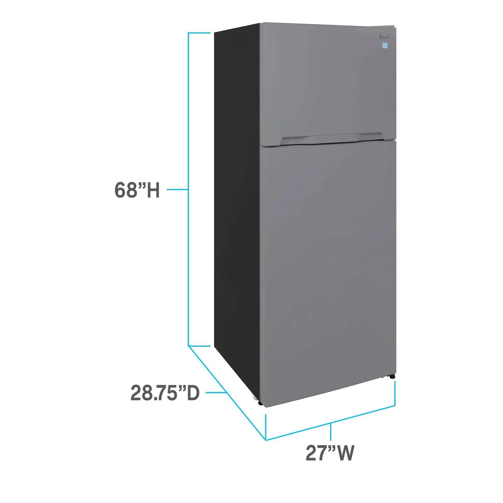 Avanti Frost-Free Top Freezer Refrigerator, 14.3 cu. ft. Capacity