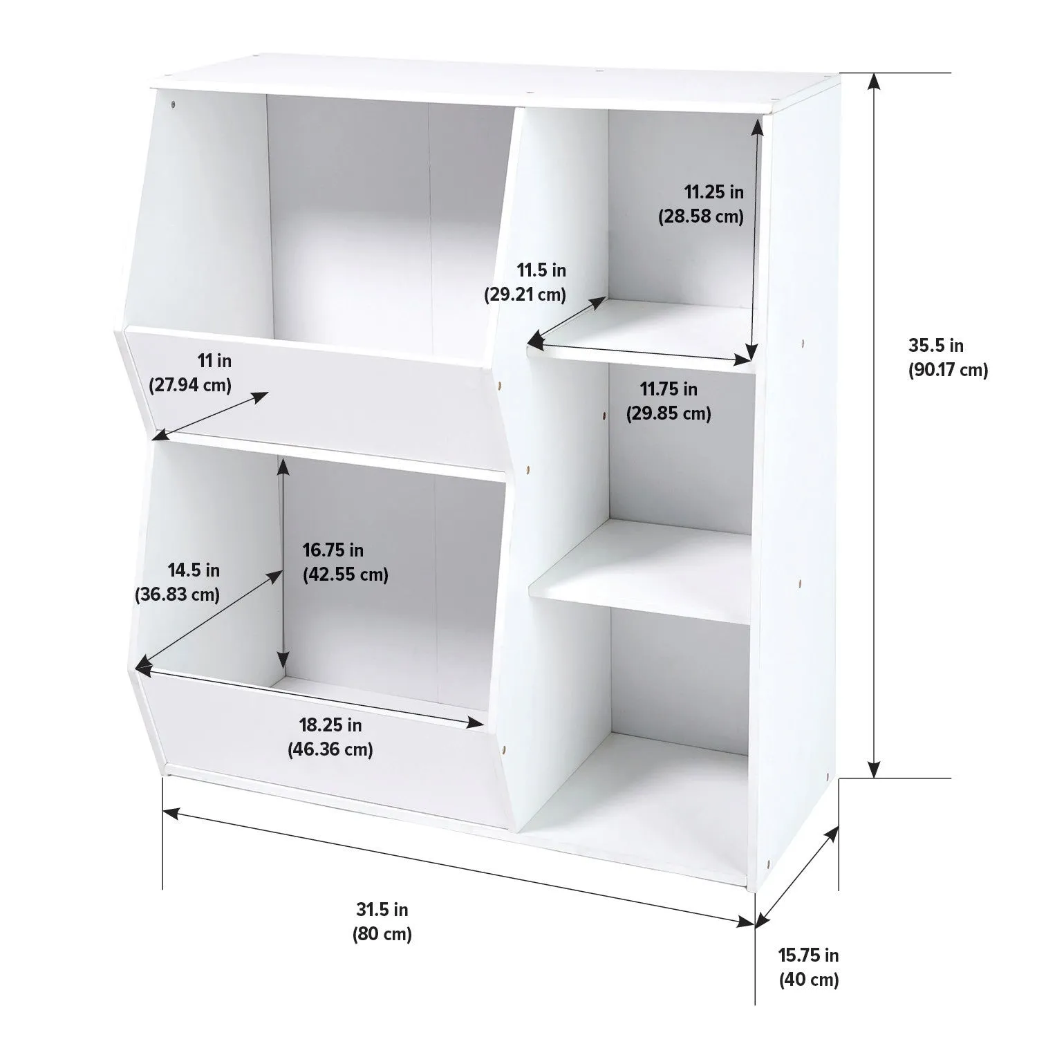 Badger Basket Side-by-Side Combo Bin Storage Unit