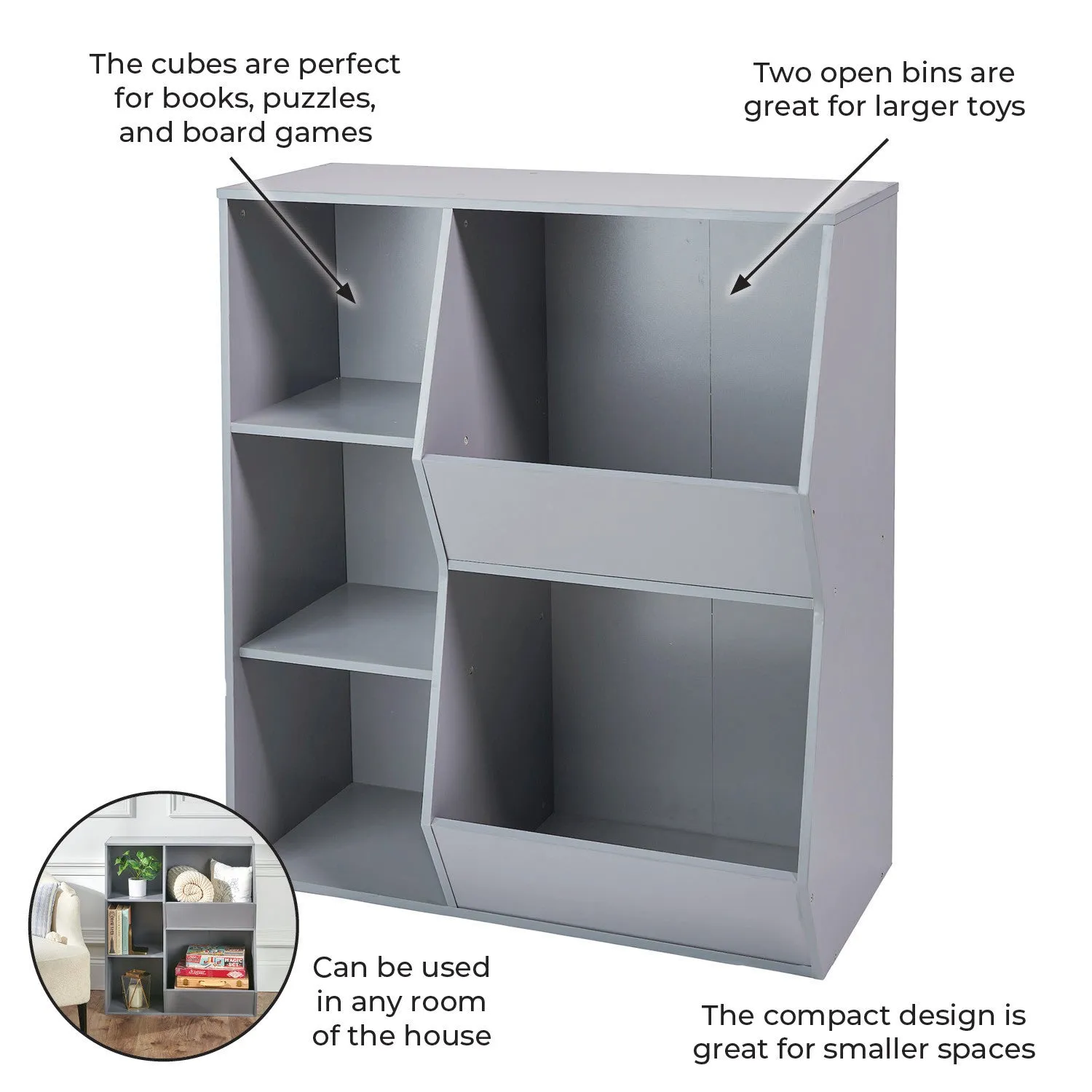 Badger Basket Side-by-Side Combo Bin Storage Unit