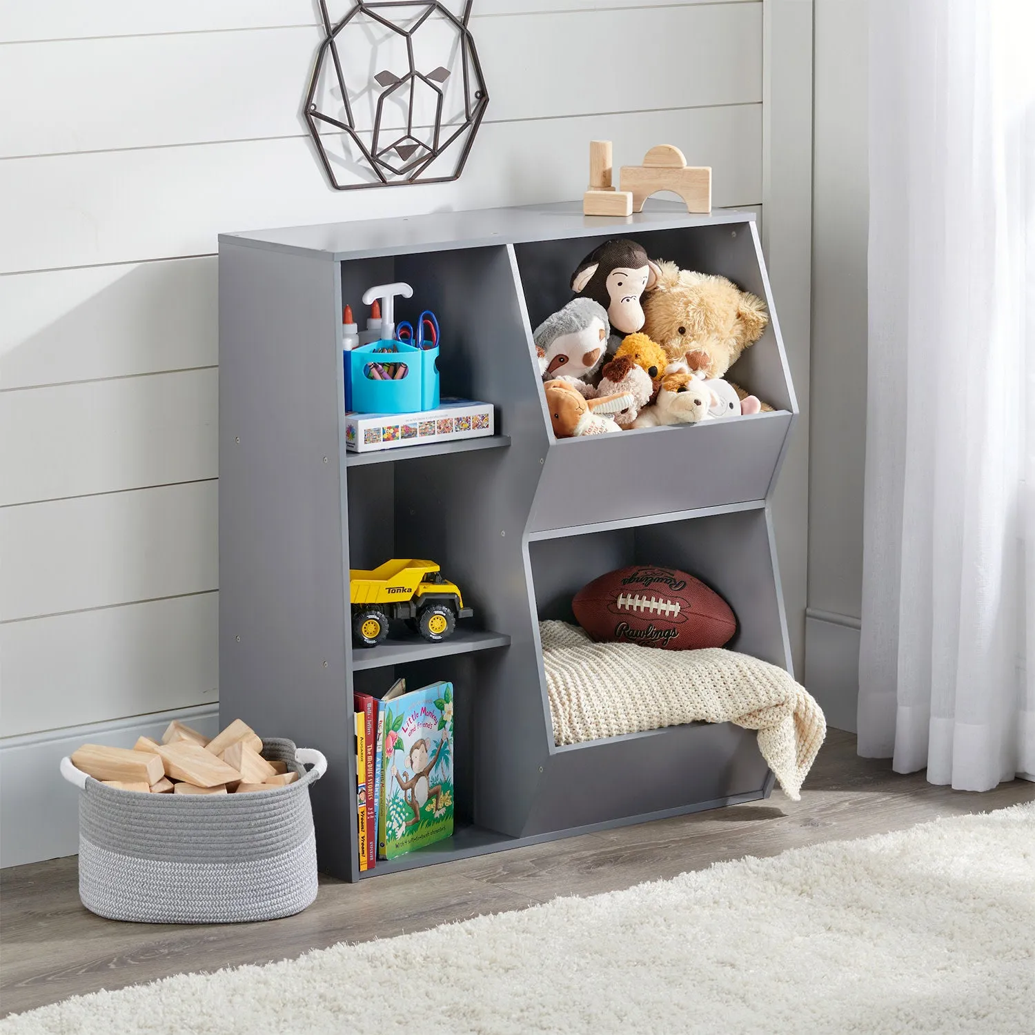 Badger Basket Side-by-Side Combo Bin Storage Unit