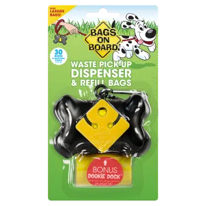 Bags on Board Bone Waste Pick-Up Bags Dispenser (30 waste bags)