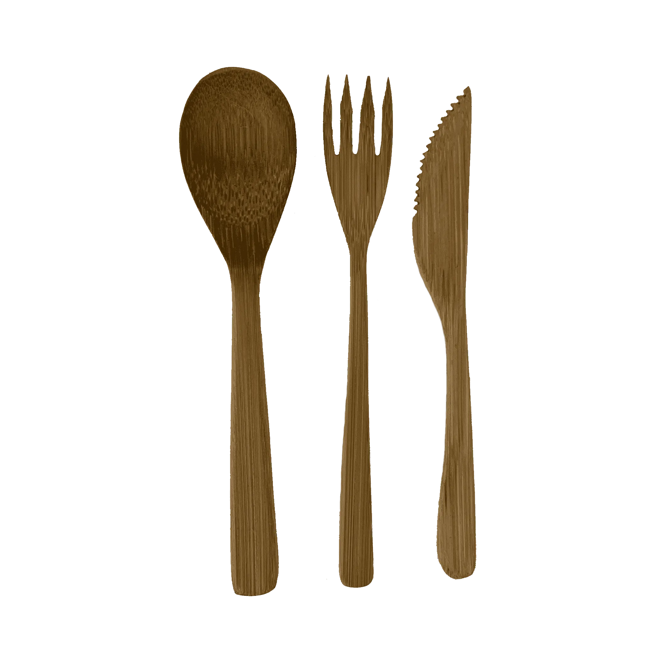 Bamboo Cutlery set with jute bag