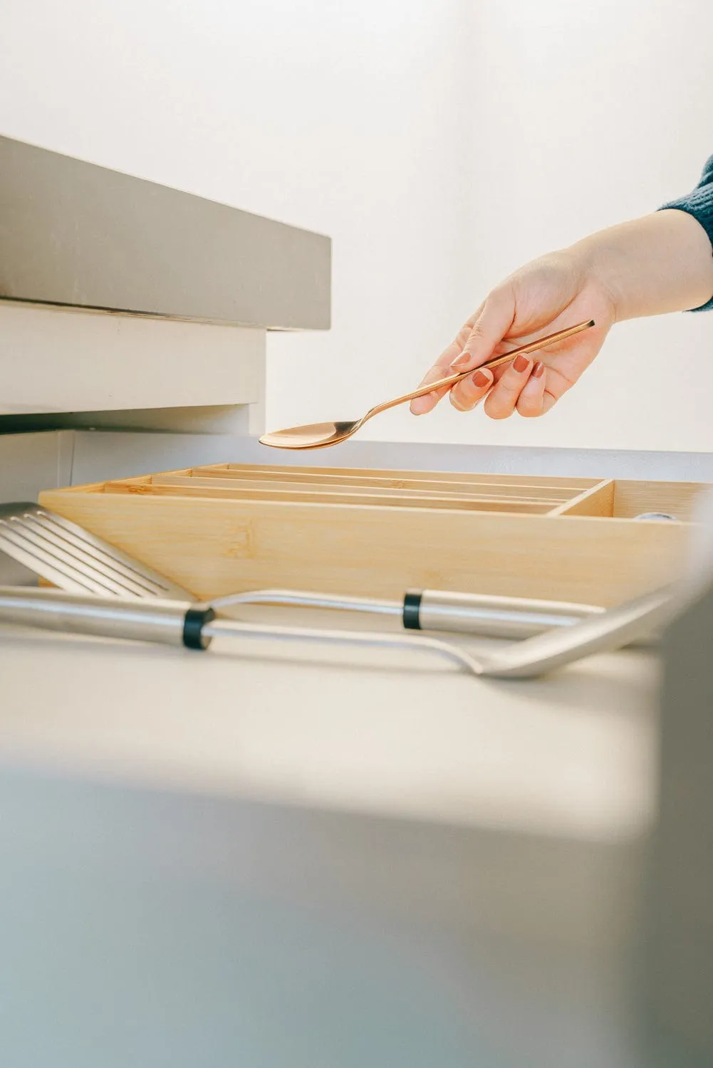 Bamboo Cutlery Tray