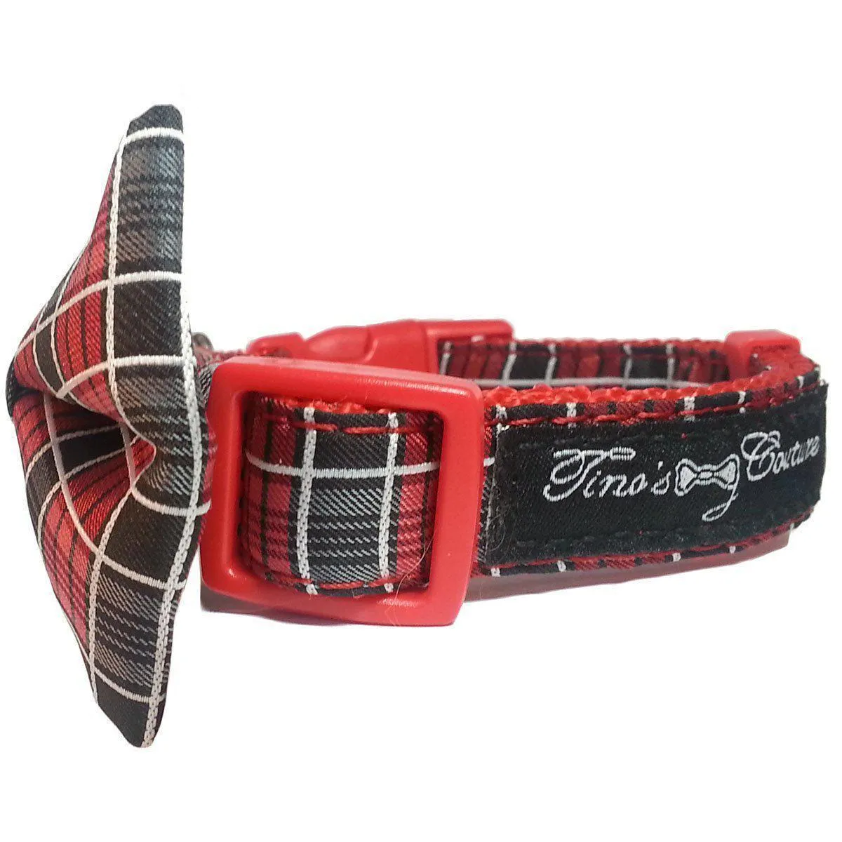 Blake Bow Tie, Dog Collar And Leash Set 8-11"