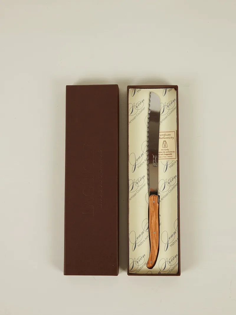 Bread Knife - Olive Wood