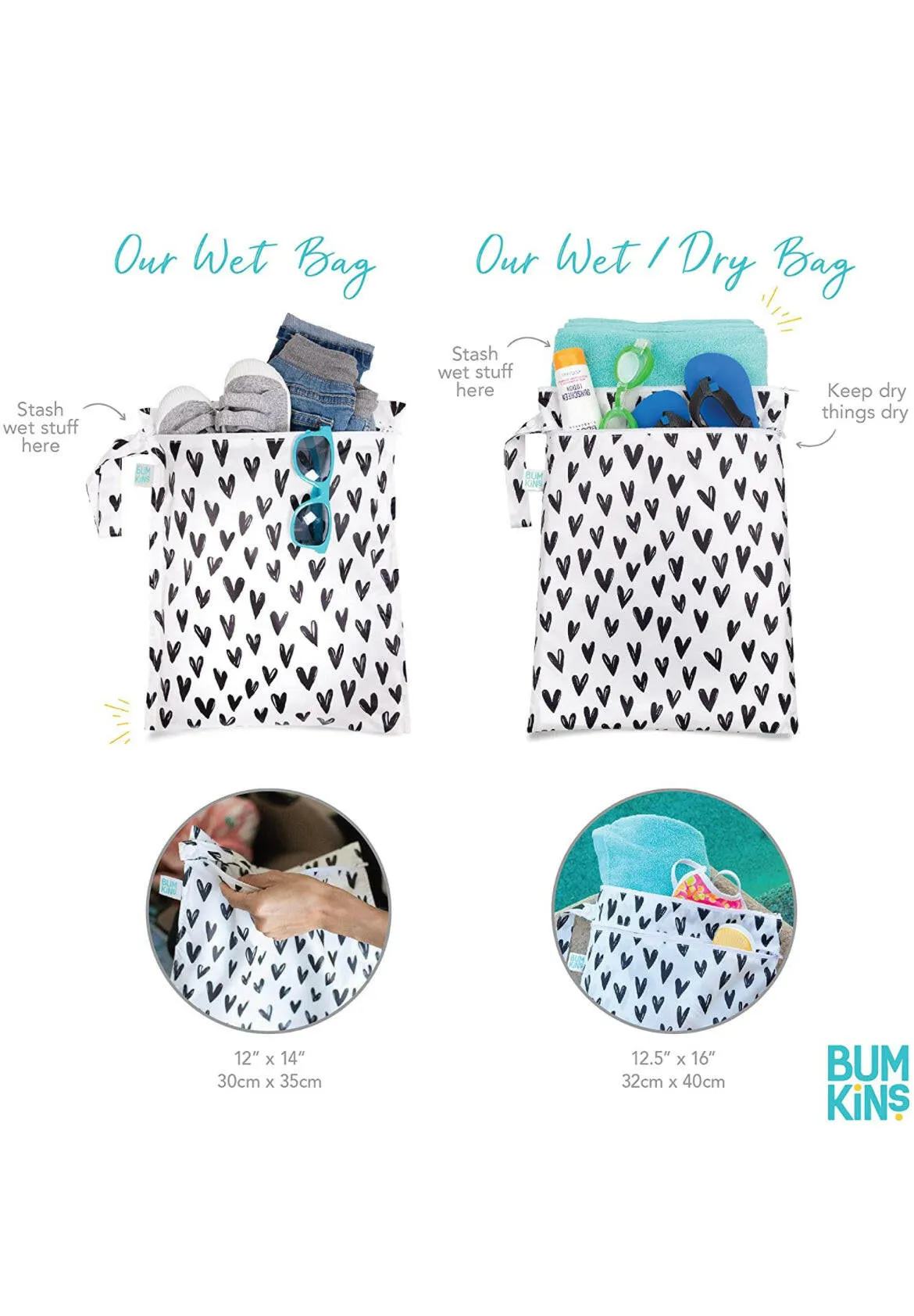 Bumkins Waterproof Wet Bags for Baby items