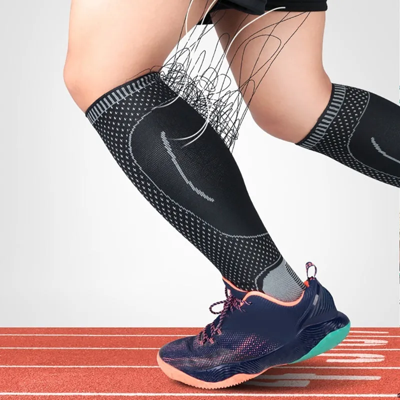 Calf knitted breathable compression socks