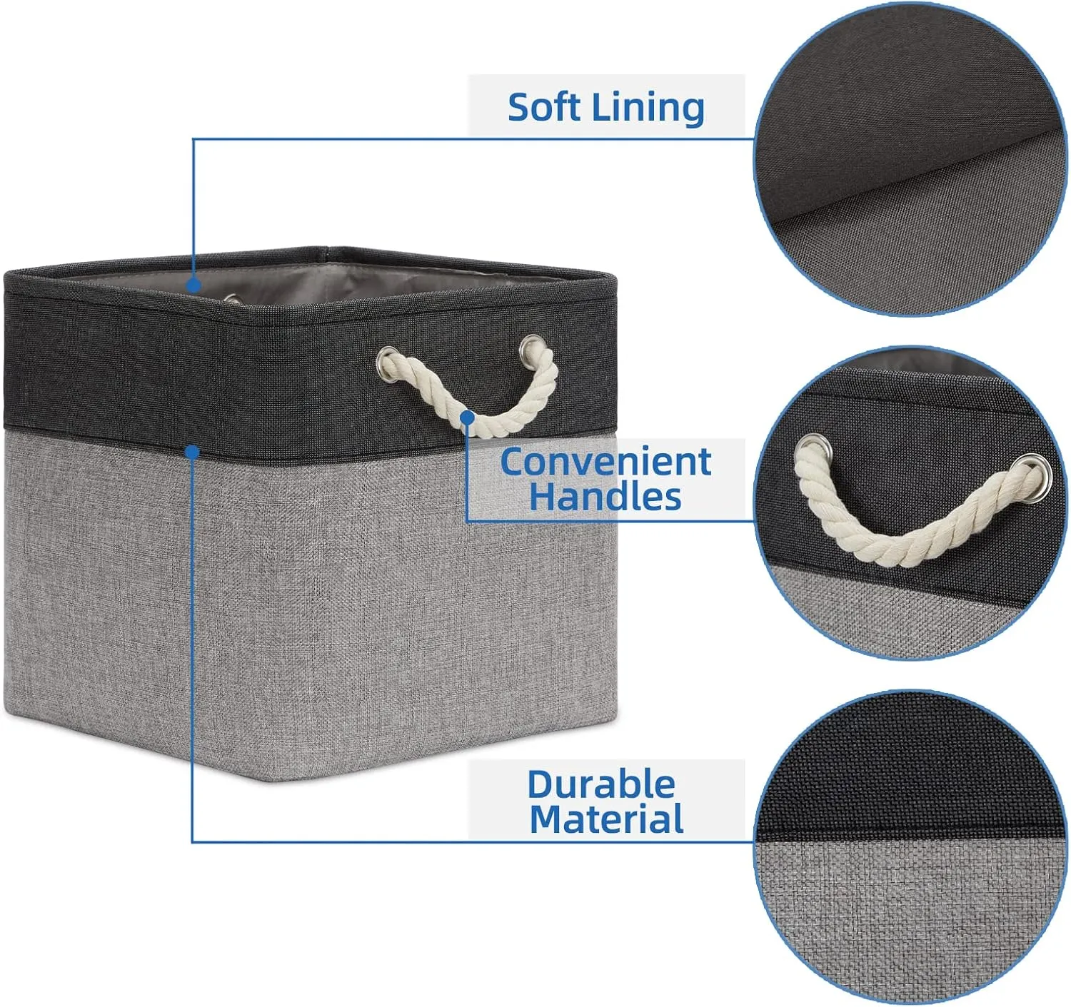 Canvas Fabric Storage Box