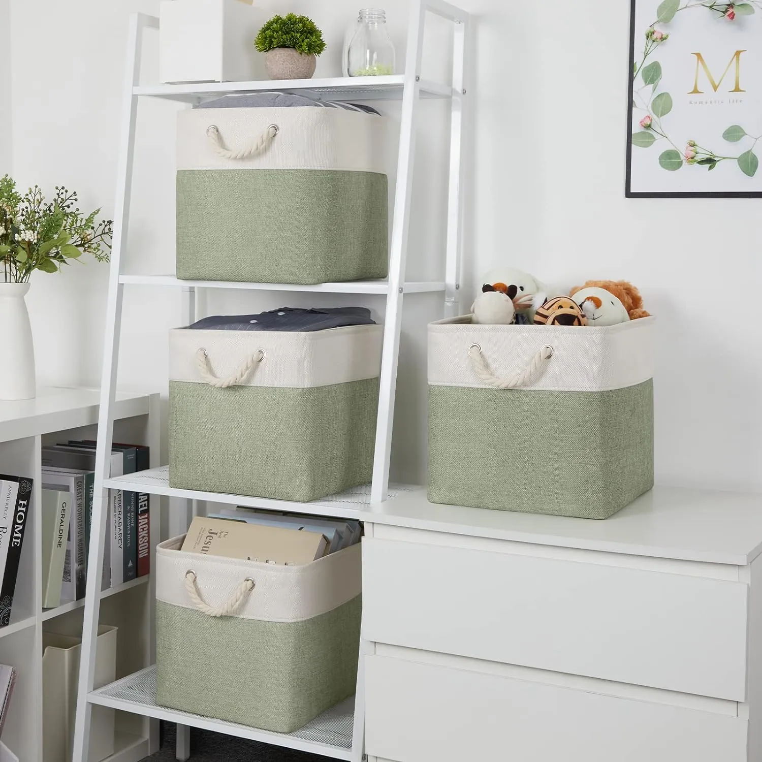 Canvas Fabric Storage Box