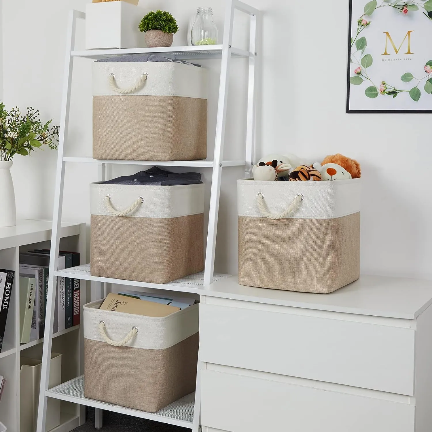 Canvas Fabric Storage Box