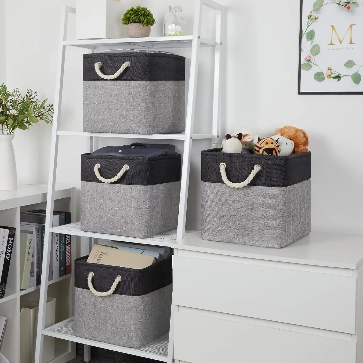 Canvas Fabric Storage Box