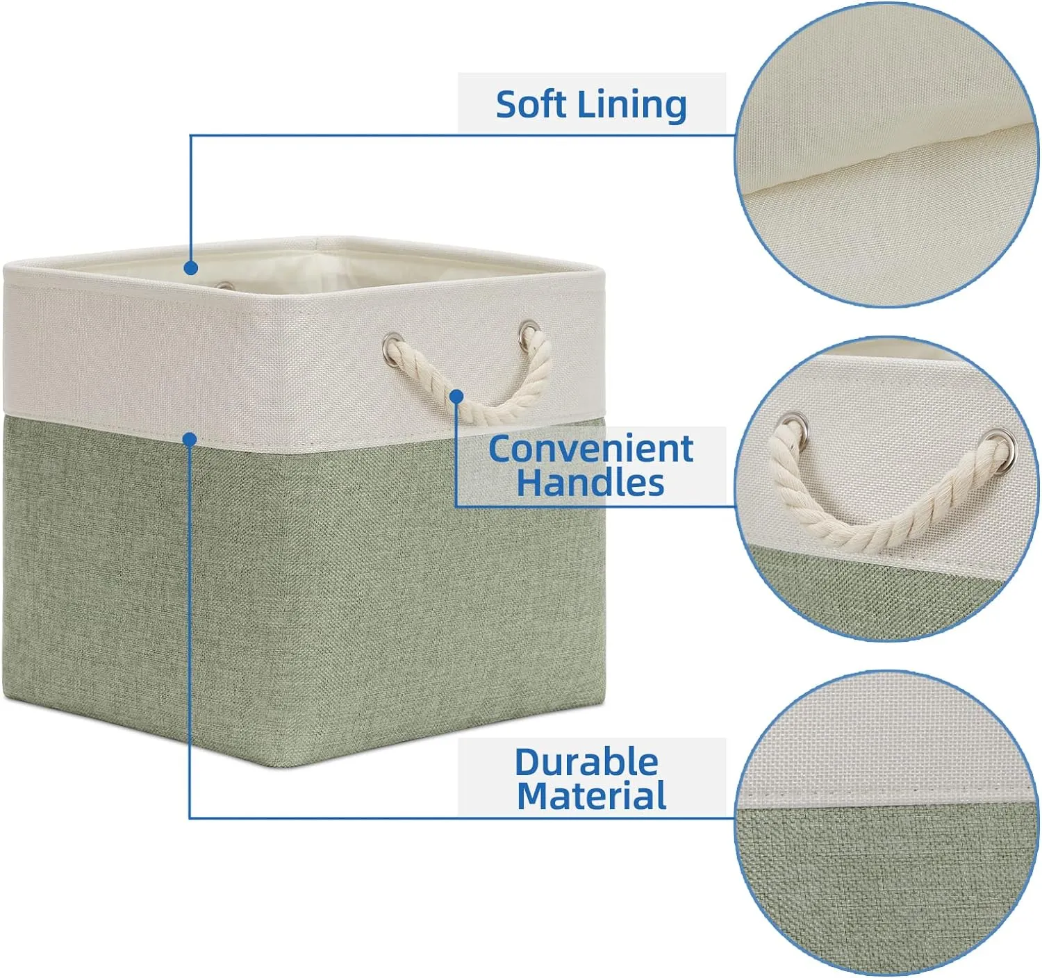 Canvas Fabric Storage Box