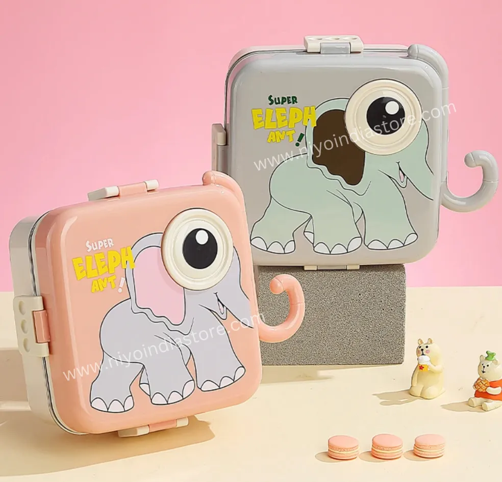 Carnival Stainless Steel Lunch Box - Elephant