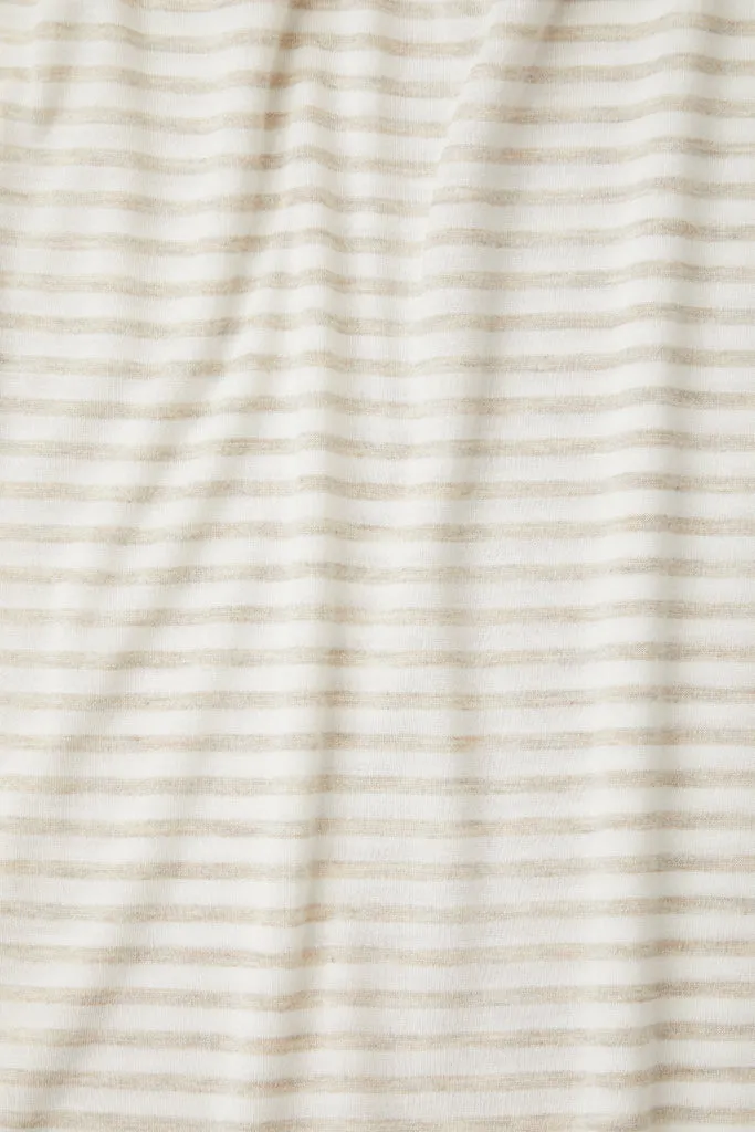 Driftwood Stripe Crib Sheet