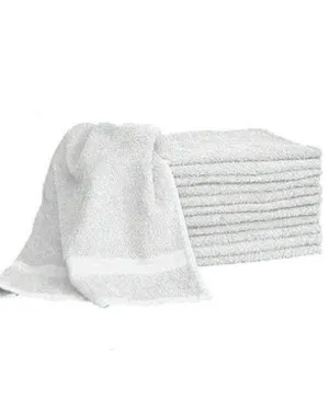 Economy White Terry Bath Towels 100% Cotton 20 x 40