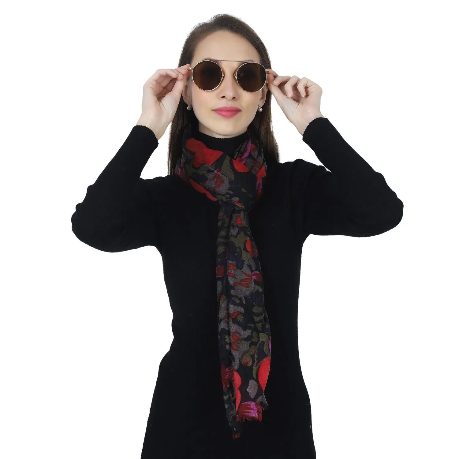 Floral Fusion Lightweight Scarf