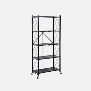 Foldable Series Metal Rack Shelves 5-Tier