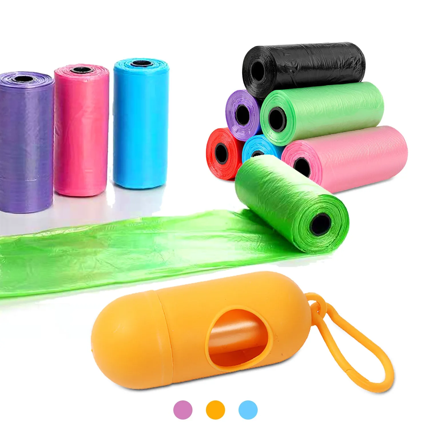 Fresh Fab Finds 10 Rolls 150 Count Dog Waste Bags Disposable Dog Poop Bags with Dispenser Leakproof Ecofriendly Unscented