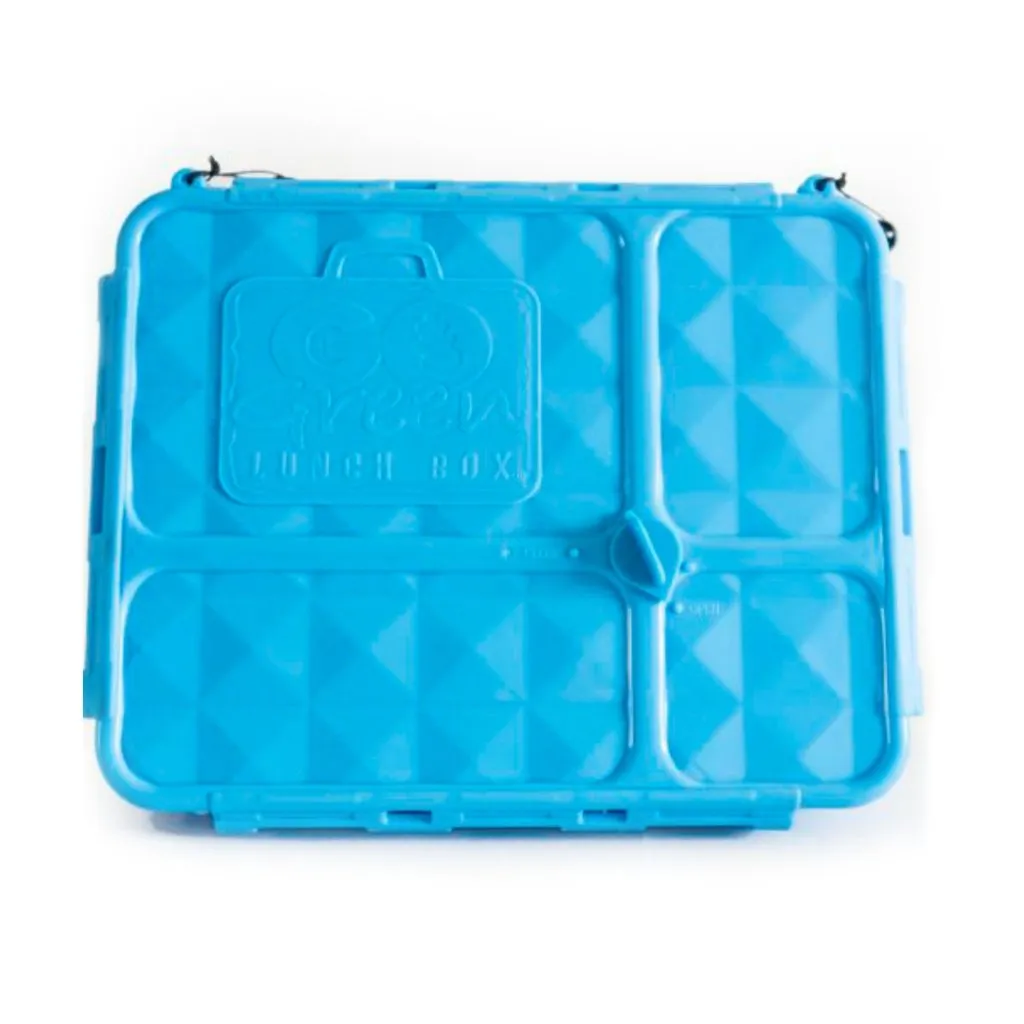 Go Green Medium  Lunch Box - Blue