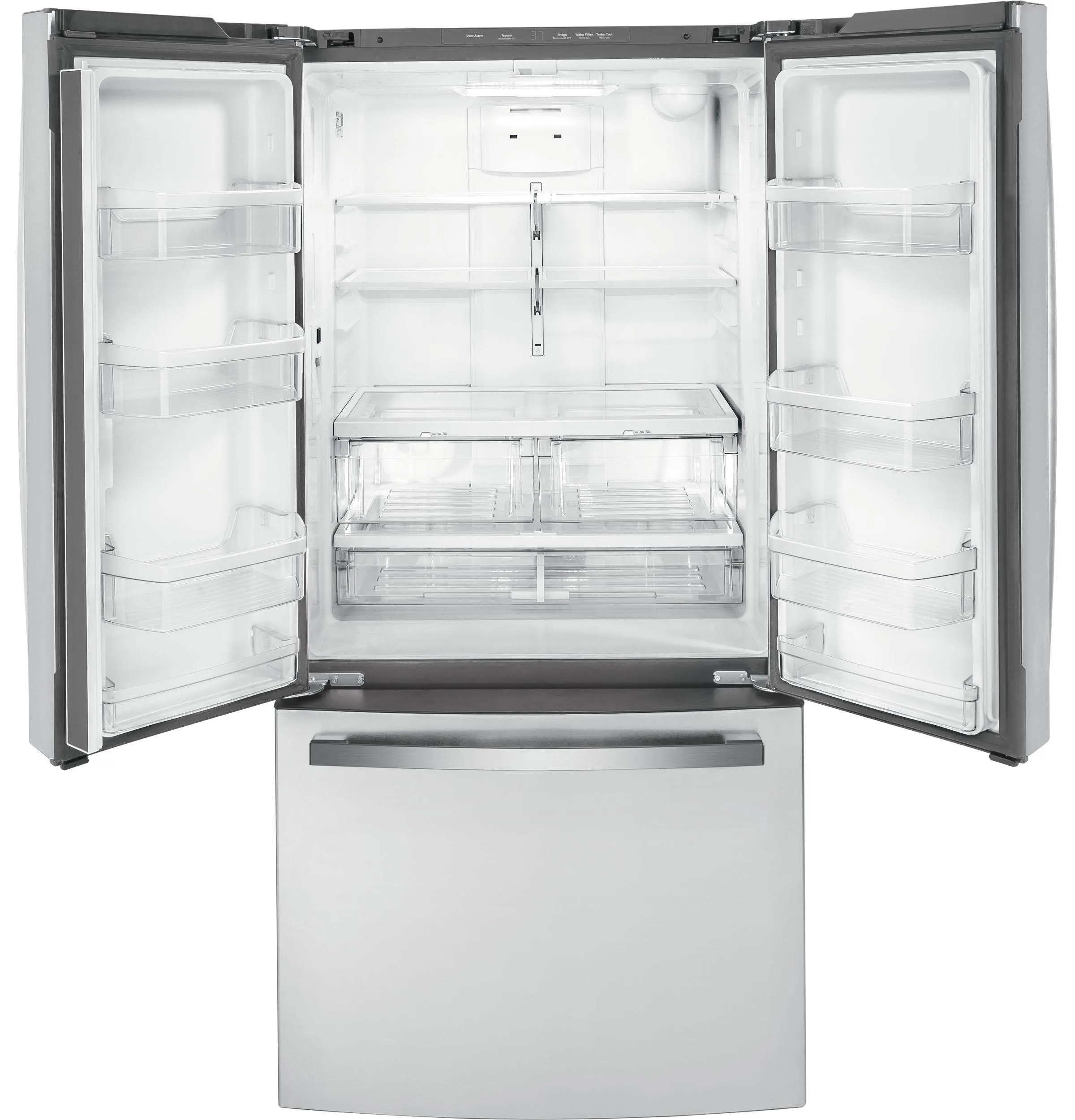 GWE19JYLFS GE® ENERGY STAR® 18.6 Cu. Ft. Counter-Depth French-Door Refrigerator