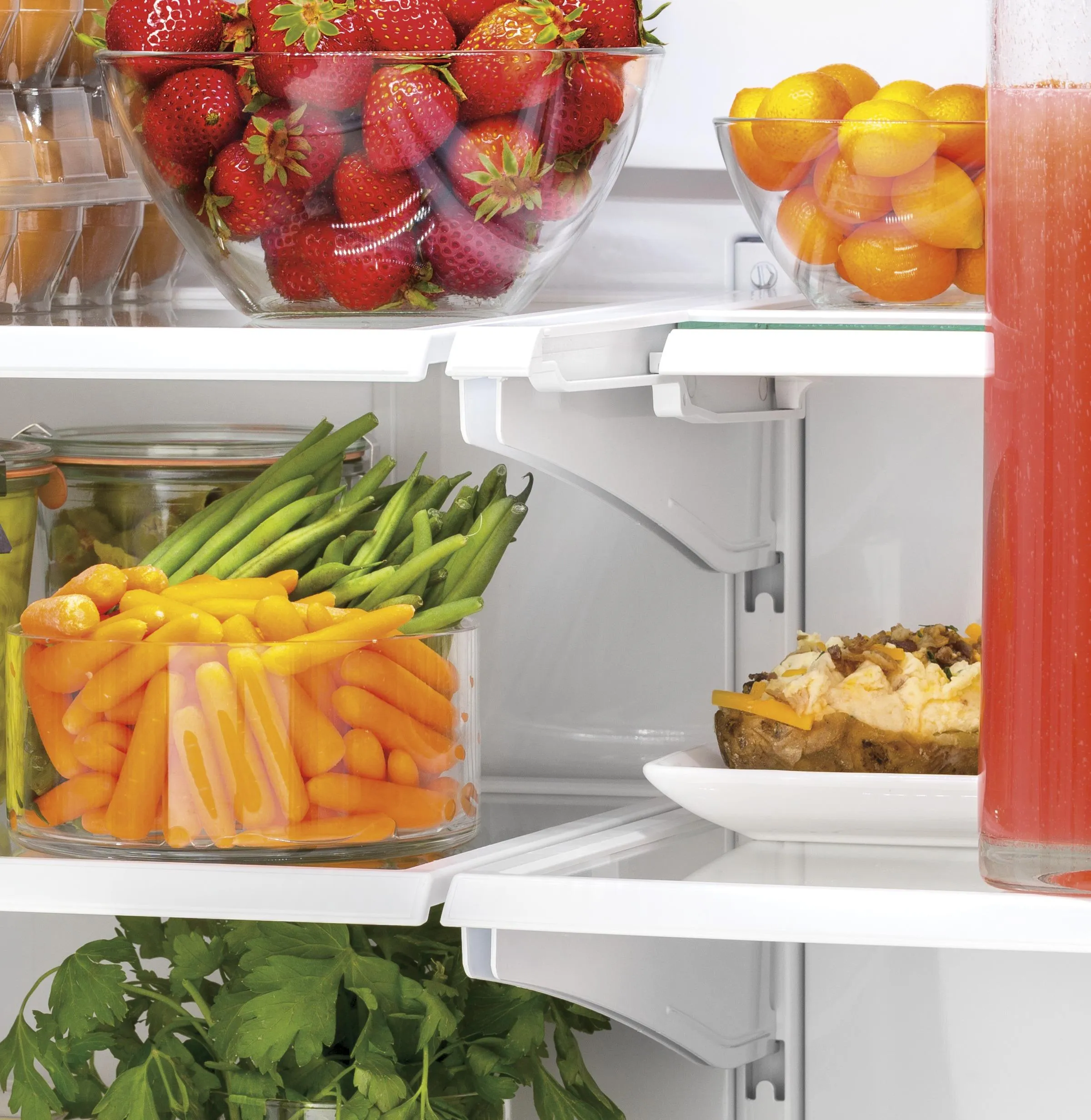 GWE19JYLFS GE® ENERGY STAR® 18.6 Cu. Ft. Counter-Depth French-Door Refrigerator