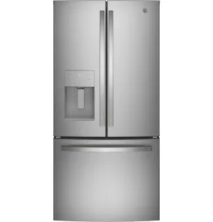 GYE18JYLFS GE® ENERGY STAR® 17.5 Cu. Ft. Counter-Depth French-Door Refrigerator