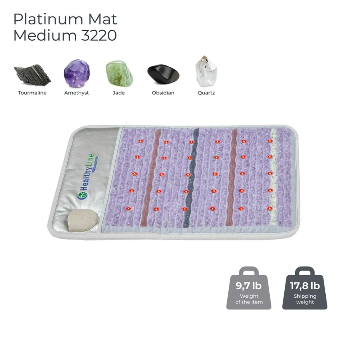 HealthyLine Platinum Mat Medium 3220 Firm - Photon Advanced PEMF InfraMat Pro