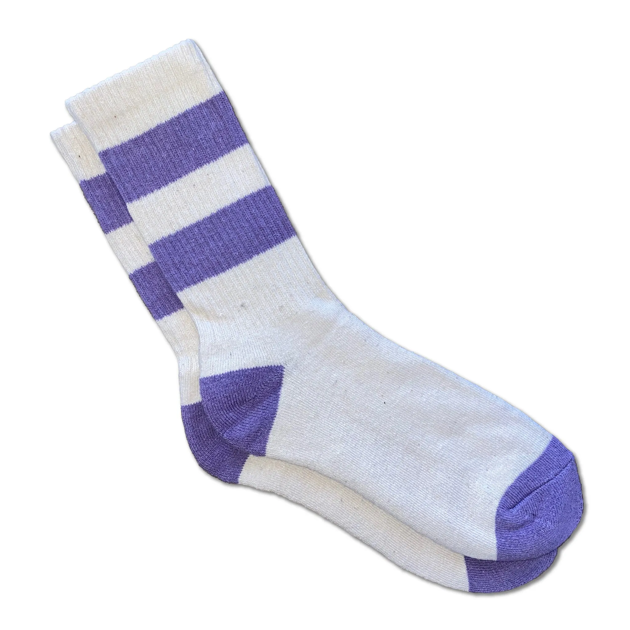 Hemp Crew Socks - Striped Collection