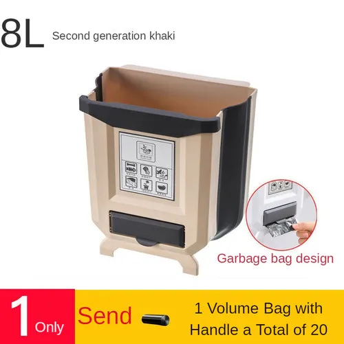 Household Cabinet Hanging Storage Trash Basket