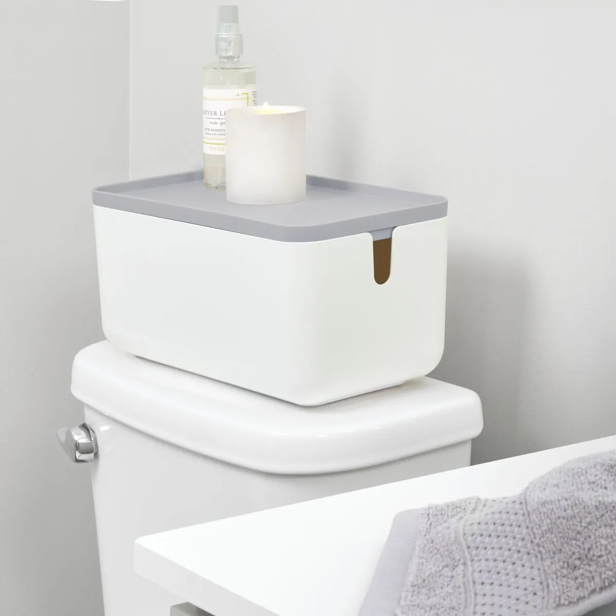 iDesign Cade Lidded Storage Bin