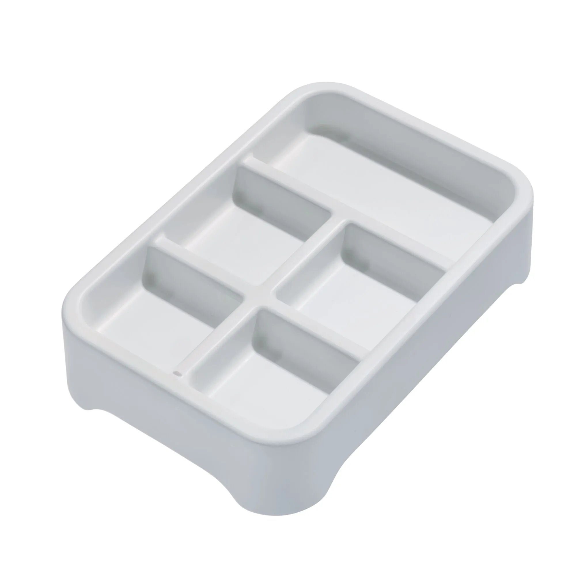 iDesign Eco BPA-Free Plastic 5-Compartment Organizer Insert, Gray