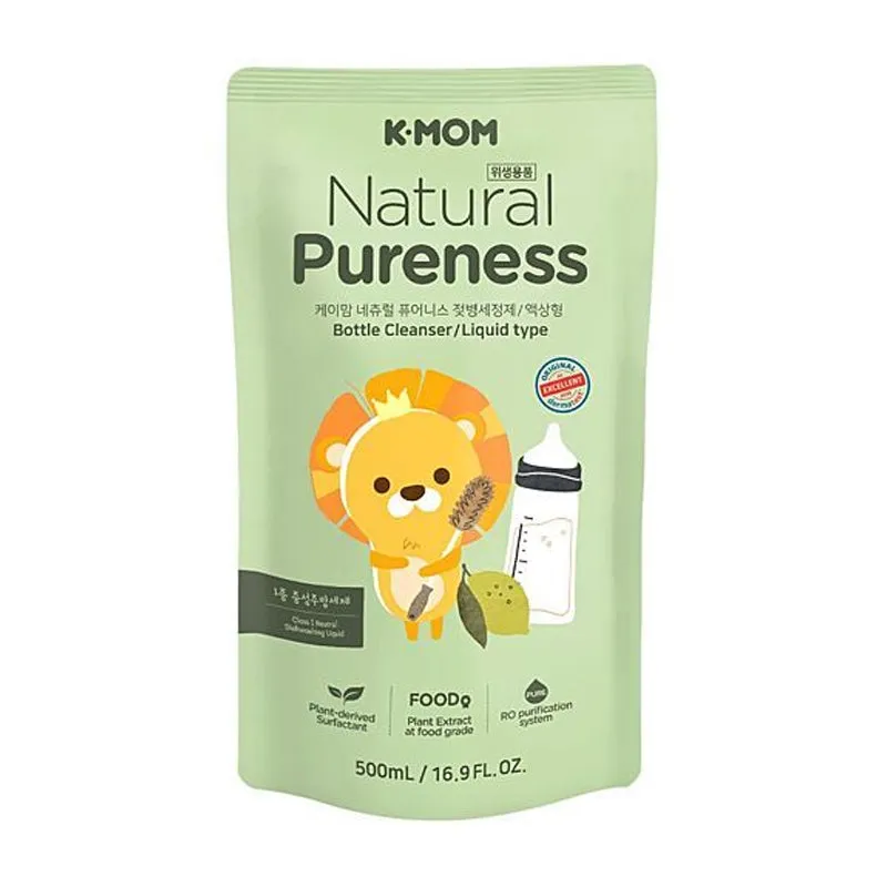 K-Mom Natural Pureness Bottle Cleanser Refill 500ml