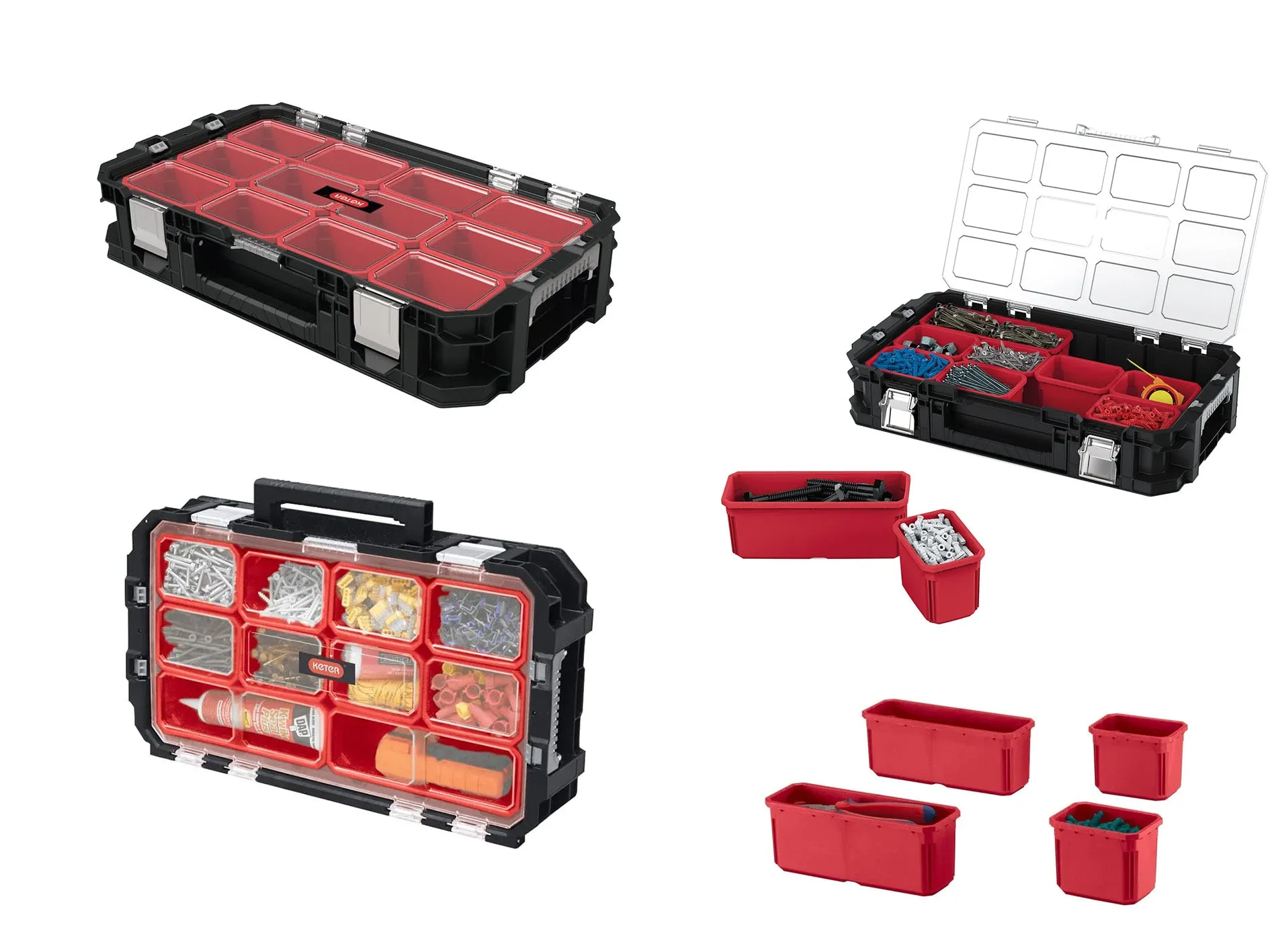 Keter Connect Rolling Tool Storage System