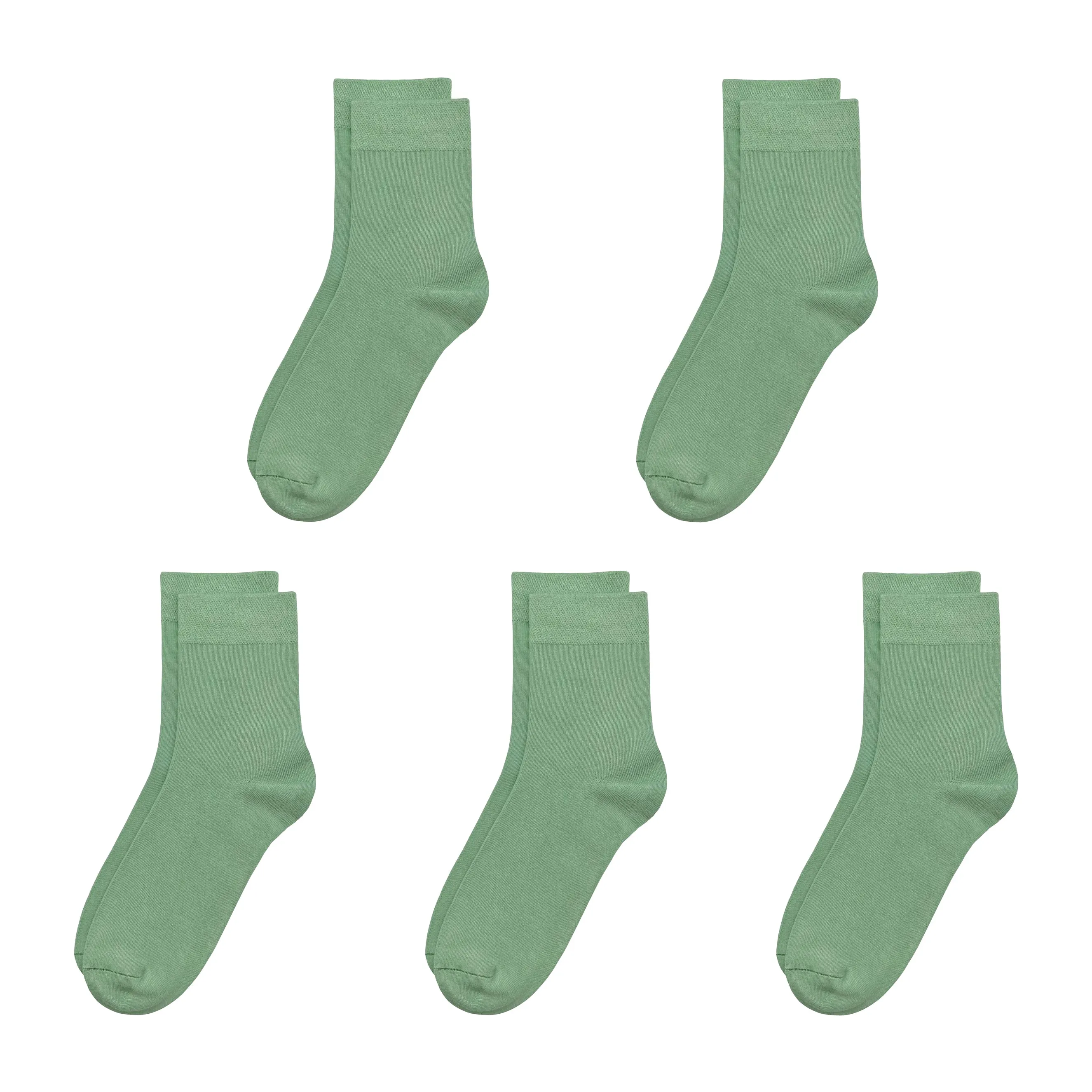 Kids Casual Bamboo School Socks Super Soft Uniform Thin Breathable Stretch Cuffs Boys Girls 5 Pairs