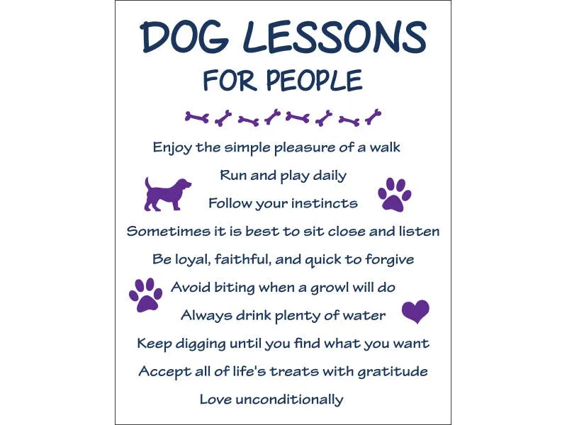 Kitchen Towel - Dog Lessons -