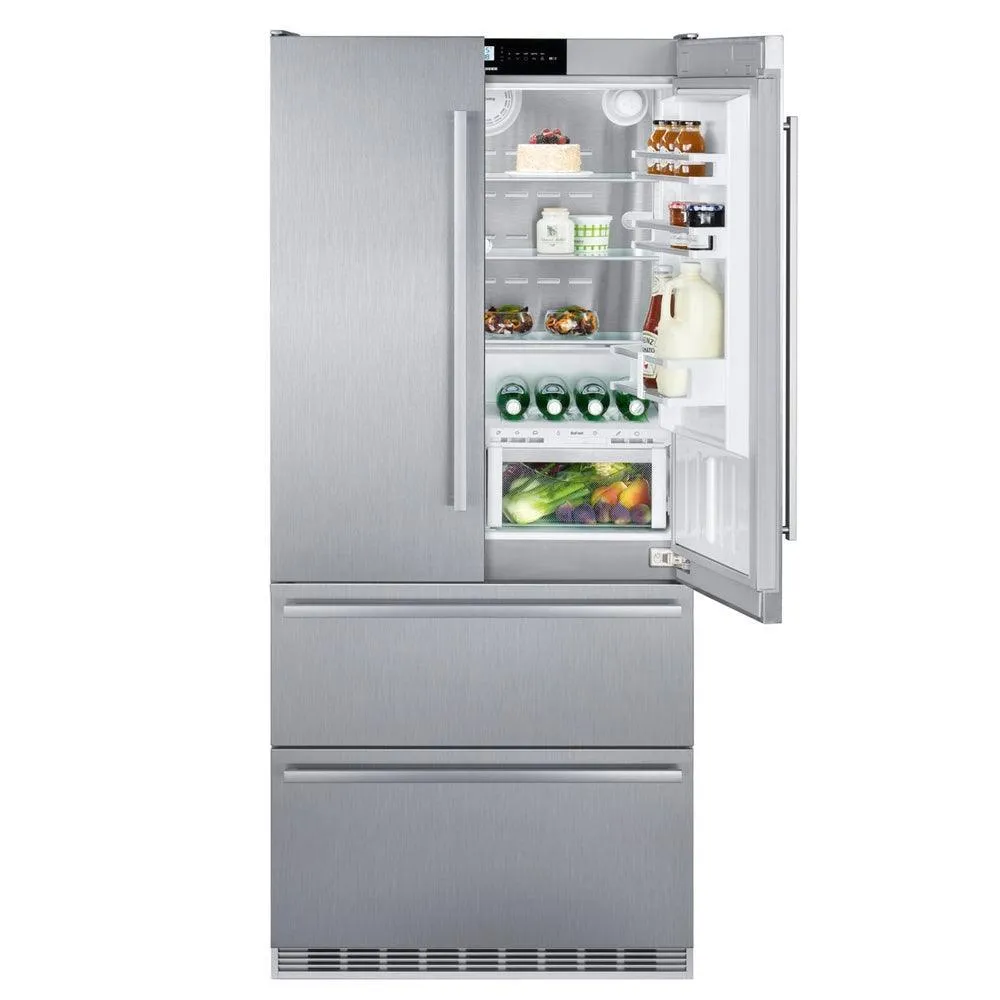 Liebherr 60/40 NoFrost Freestanding American Fridge Freezer | CBNES6256