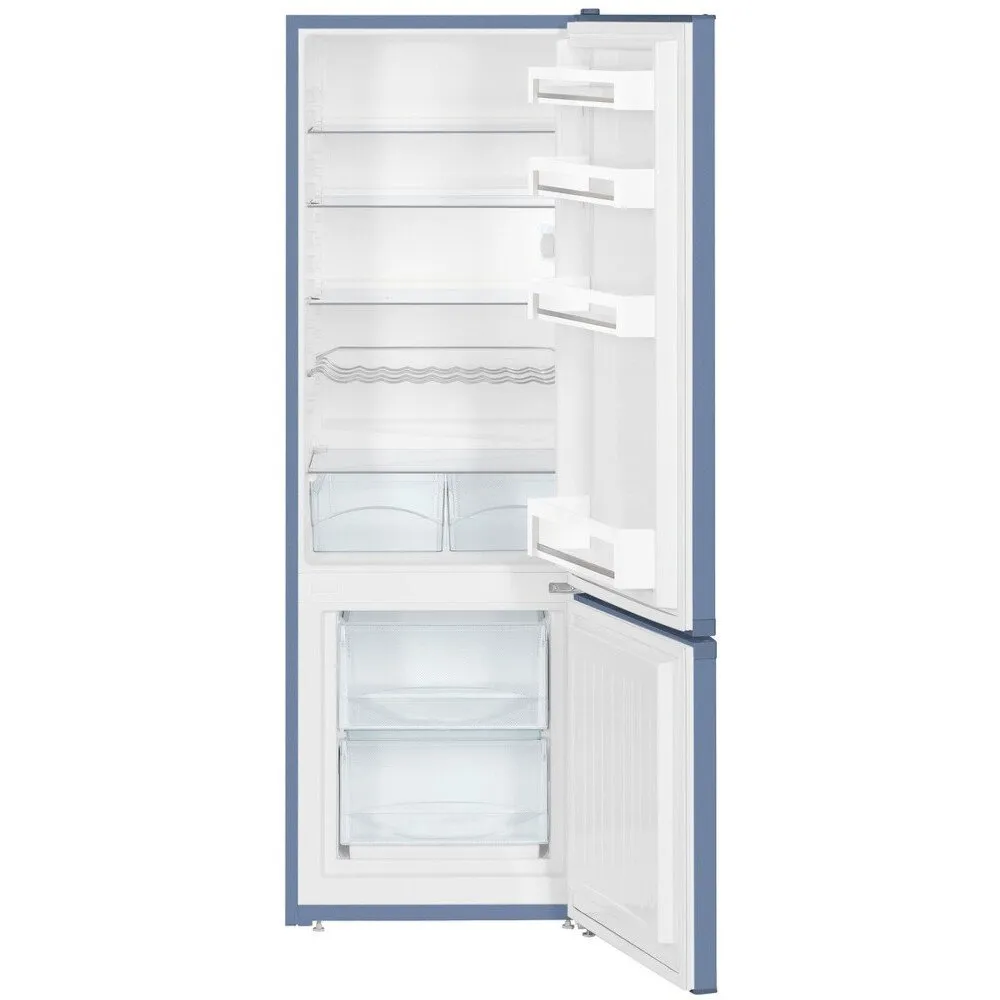 Liebherr CUfbe 2831 Low Frost Fridge Freezer, 80/20, Blue, E Rated