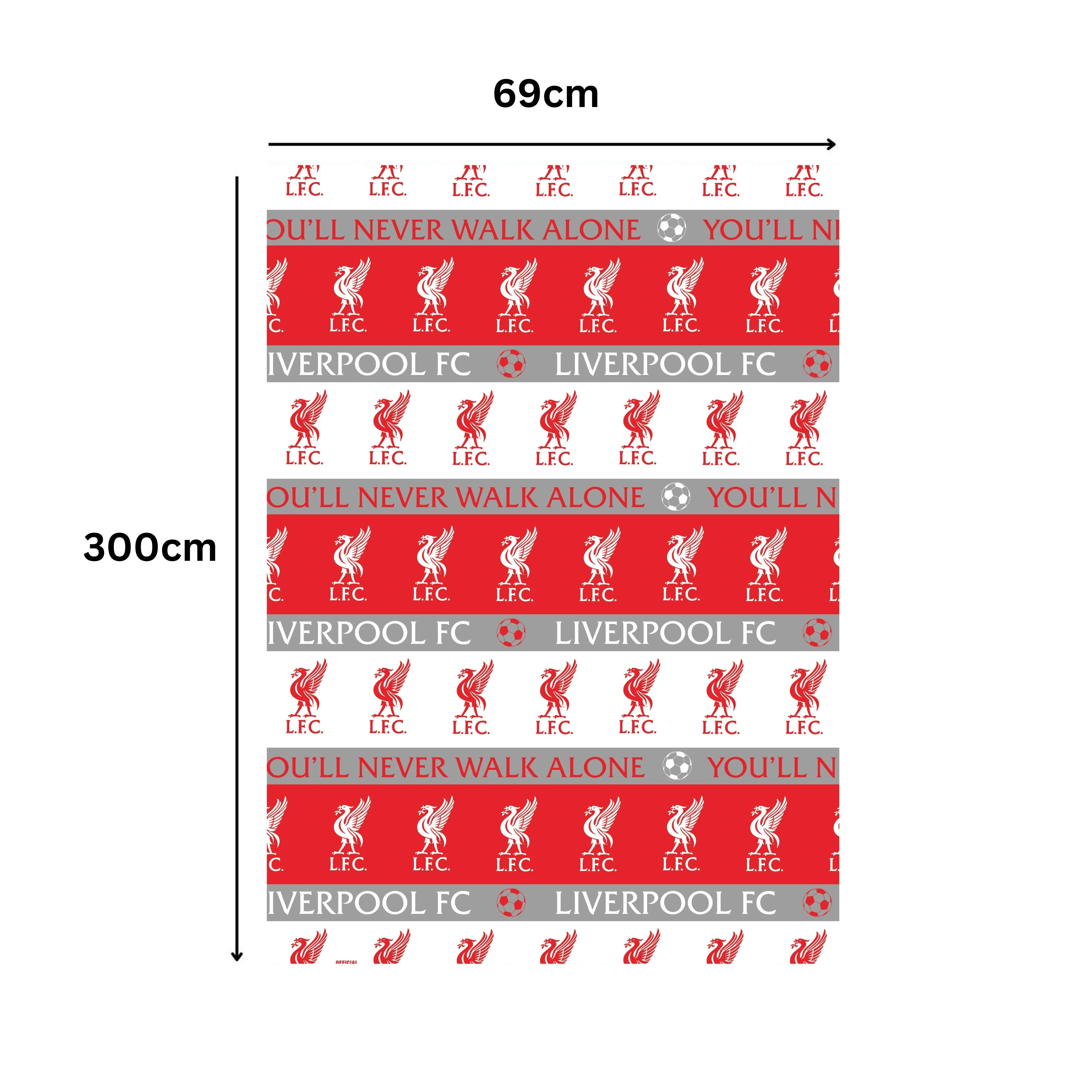 Liverpool FC 3m Roll Wrapping Paper