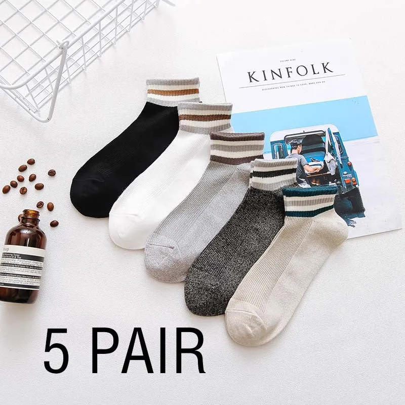 Men's Cotton Casual Breathable Low Top Socks