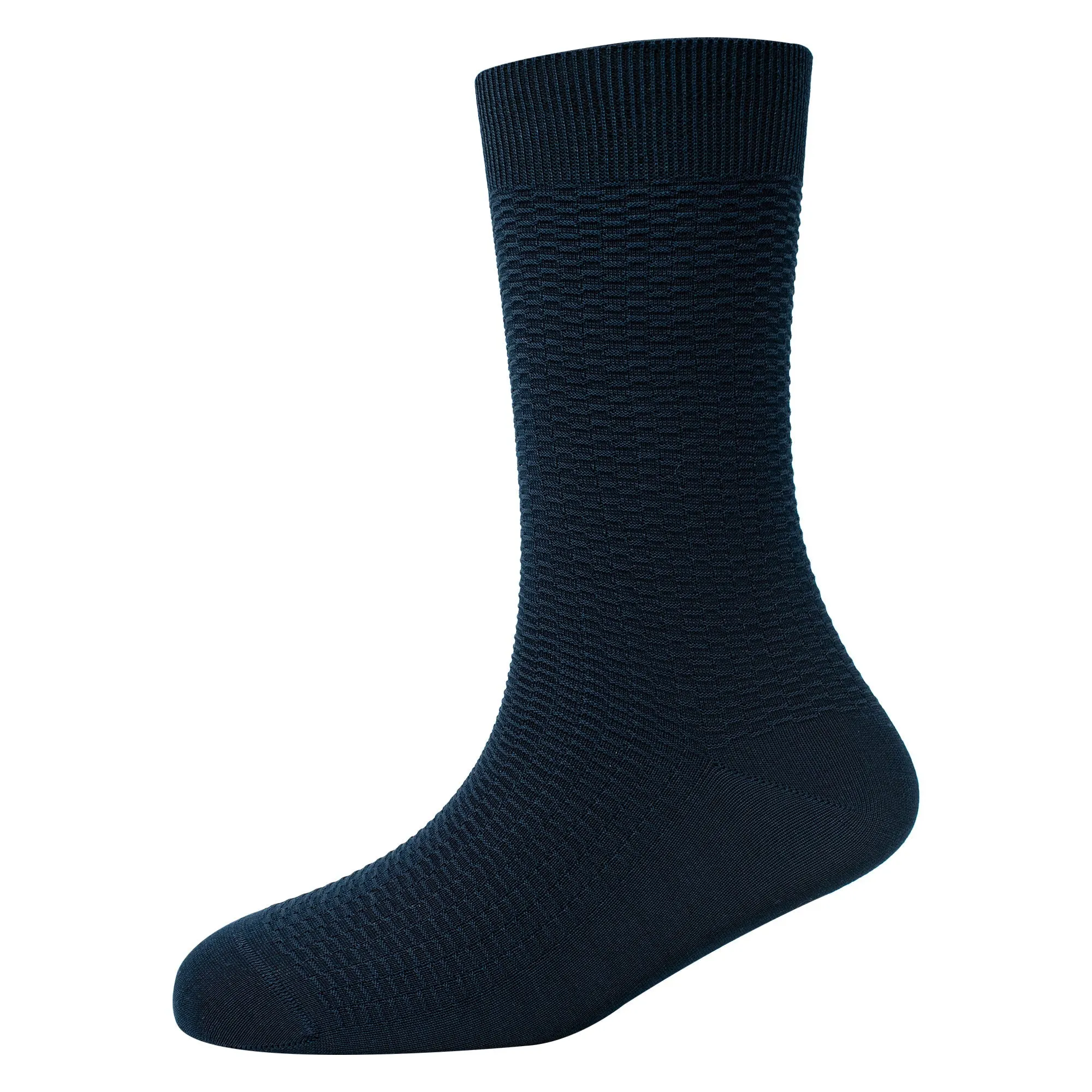 Men's Super Fine Texture Design Fashion Standard Length socks