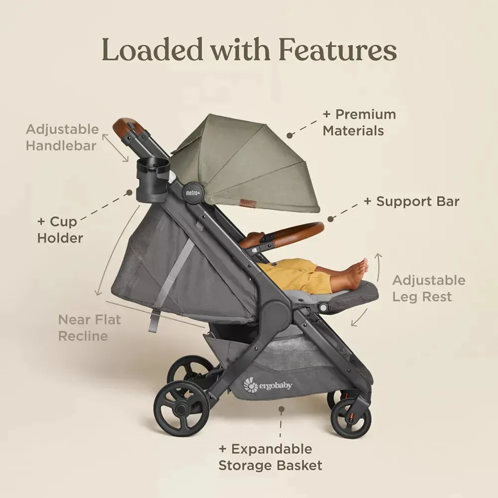 Metro  Deluxe Compact City Stroller - Skyline Shadow